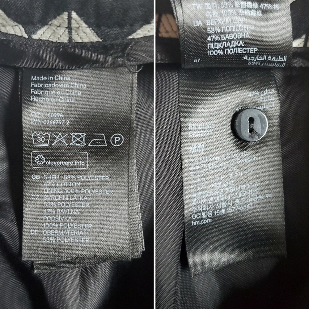 H&M  Geometric Pattern Miniskirt - Picture 4 of 8